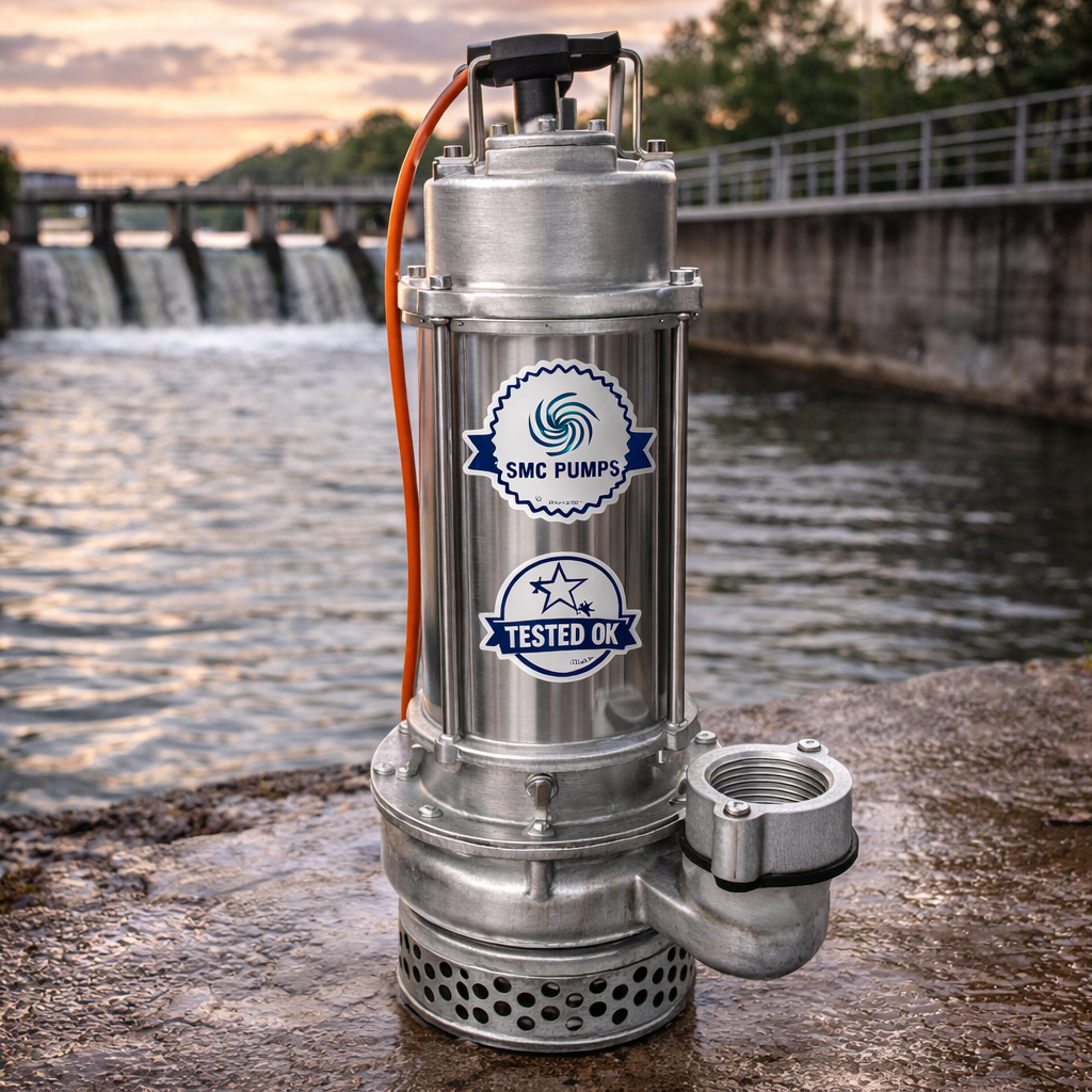 Portable1 Hp Submersible dewatring Pumps Stainless Steel Material